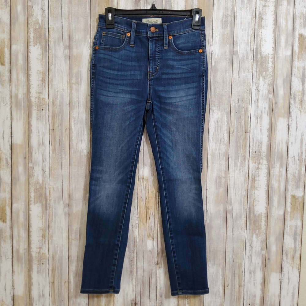 Madewell 10" High-Rise Skinny Jeans in Danny Wash Size 25P